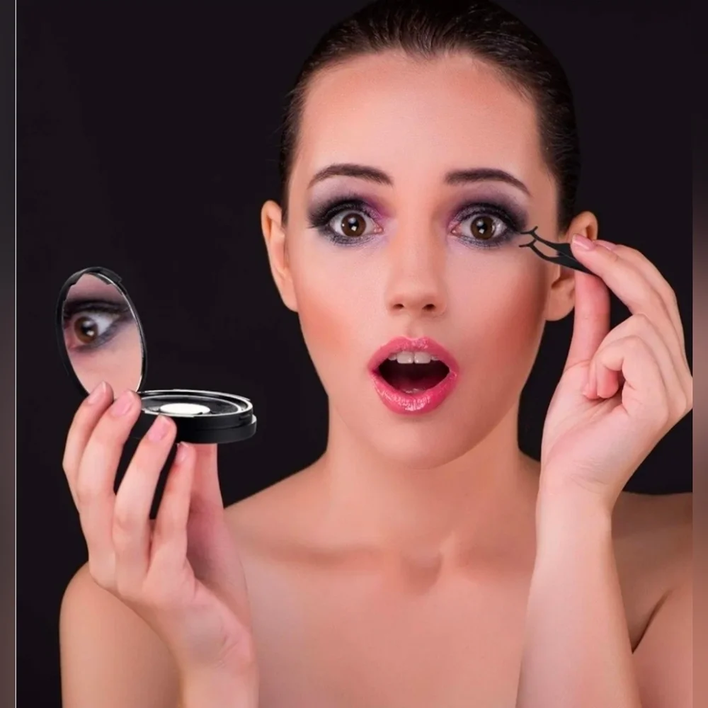 Compact Mirror + False Eyelash Storage Case BNIB